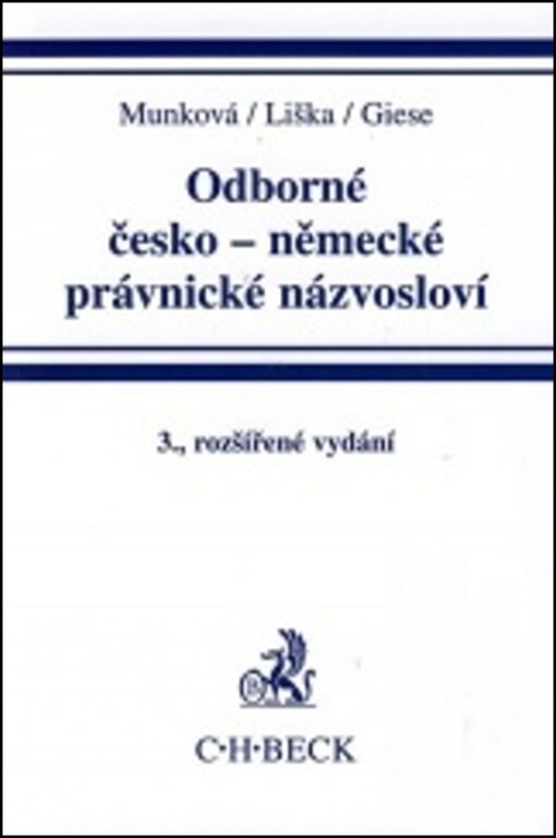 Odborné česko-německé právnické názvosloví