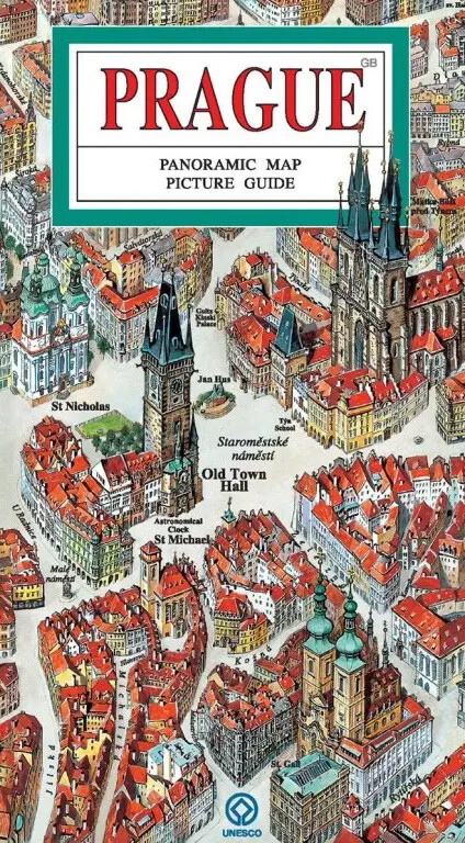 Praguepanoramic map : picture guide