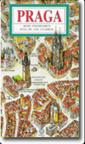 Praga mapa panorámico : guía con ilustraciones