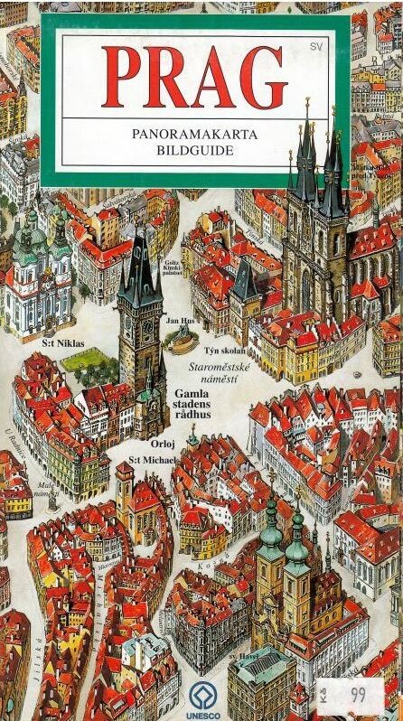Prag panoramakarta : bildguide