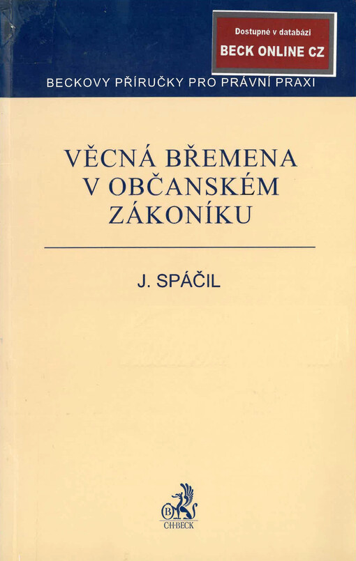 Věcná břemena v občanském zákoníku