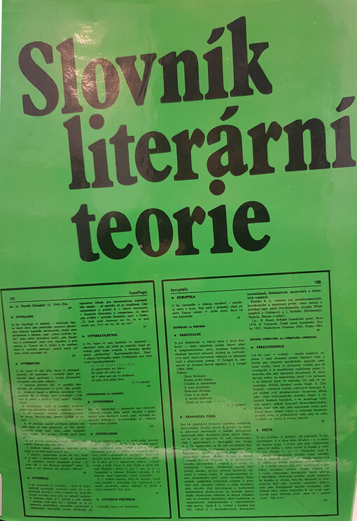 Slovník literární teorie