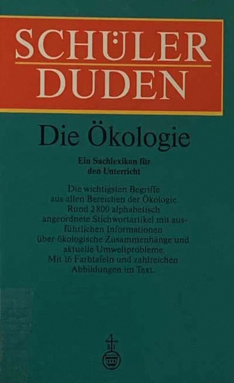 Schülerduden, Die Ökologie