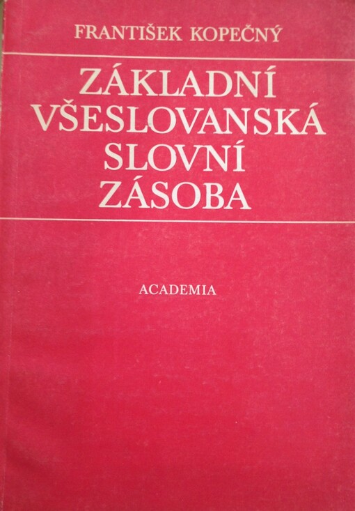 Základní všeslovanská slovní zásoba