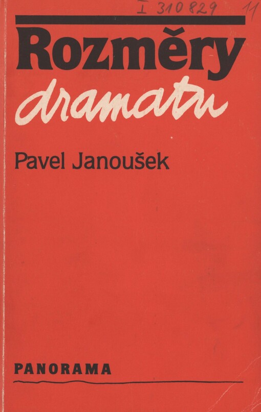 Rozměry dramatu: autorský subjekt a vývojové proměny poetiky českého meziválečného dramatu