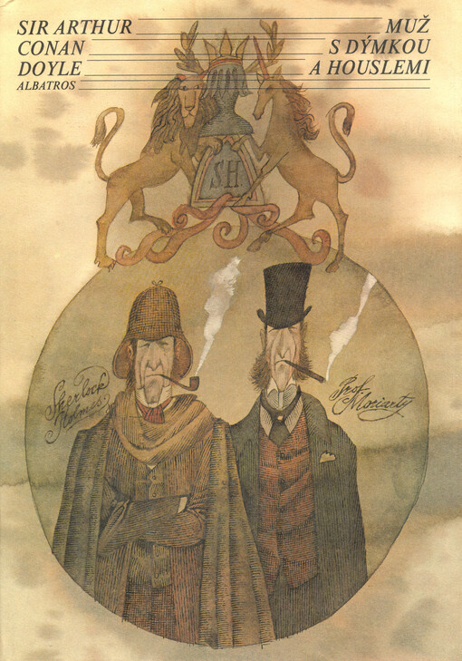 Muž s dýmkou a houslemi