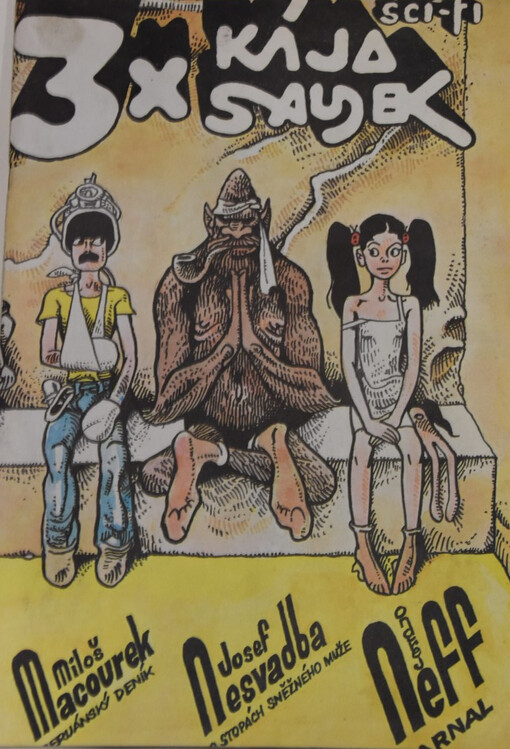3x Kája Saudek : obrázkový seriál : sci-fi, 1. vyd.
