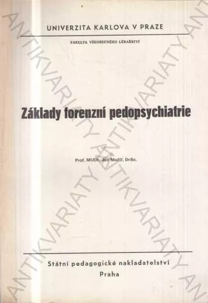 Základy forenzní pedopsychiatrie