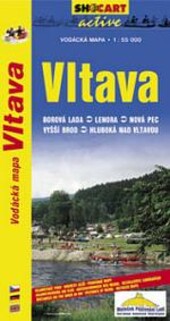 VltavaBorová Lada - Lenora - Nová Pec - Vyšší Brod - Hluboká nad Vltavou : vodácká mapa 1:55^000 : kilometráž toku, nákresy jezů, podrobné mapy
