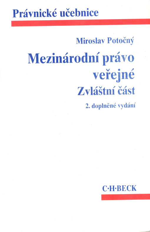 Mezinárodní právo veřejné: zvláštní část