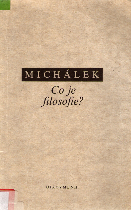 Co je filosofie