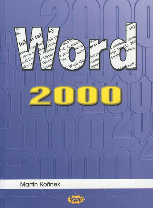 Word 2000, 1. vyd.