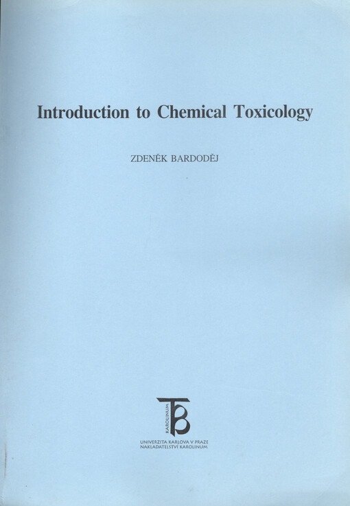 Introduction to chemical toxicology