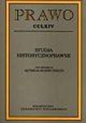 Studia historycznoprawne. [10]