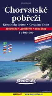 Chorvatské pobřeží automapa 1:500 000 = Kroatische Küste = Croatian Coast
