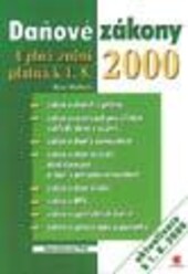 Daňové zákony k 1.8.2000 :