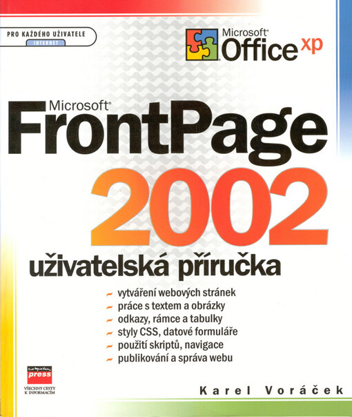 Microsoft FrontPage 2000: uživatelská příručka
