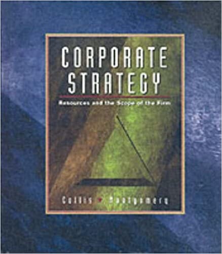 Corporate strategy : resources and the scope of the firm
