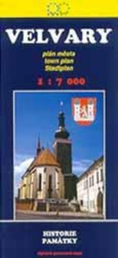 Velvary plán města 1:7^000 : historie, památky; digitálně zpracovaná mapa