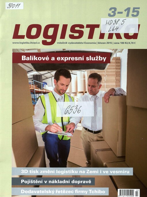 Logistika :měsíčník pro dopravu, skladování a manipulaci