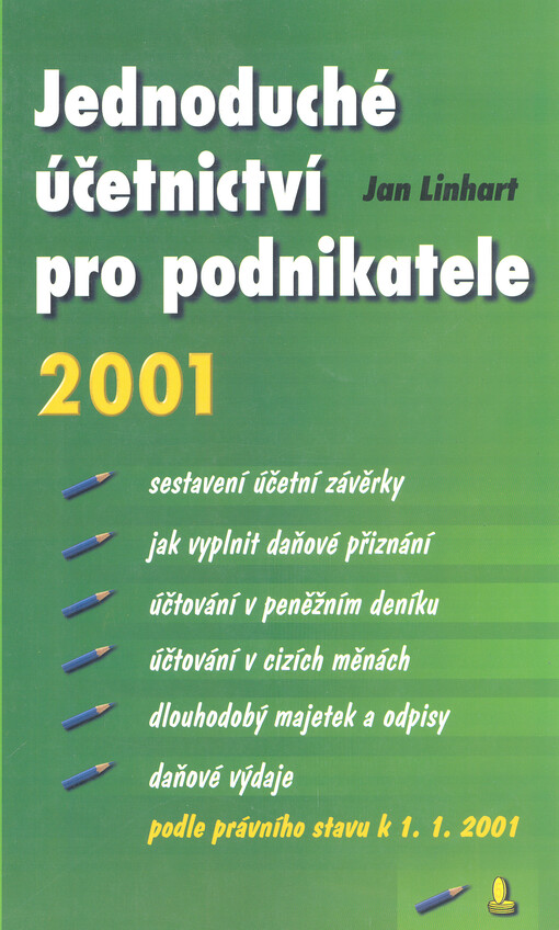 Jednoduché účetnictví pro podnikatele 2001