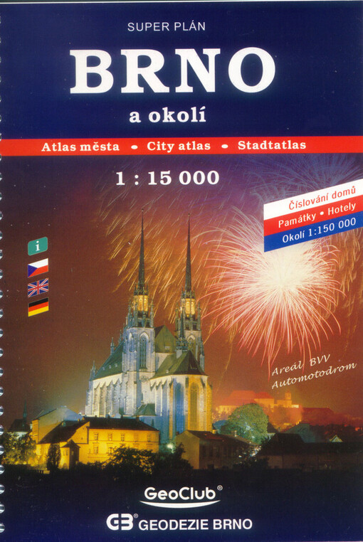 Brno a okolí atlas města 1:15^000