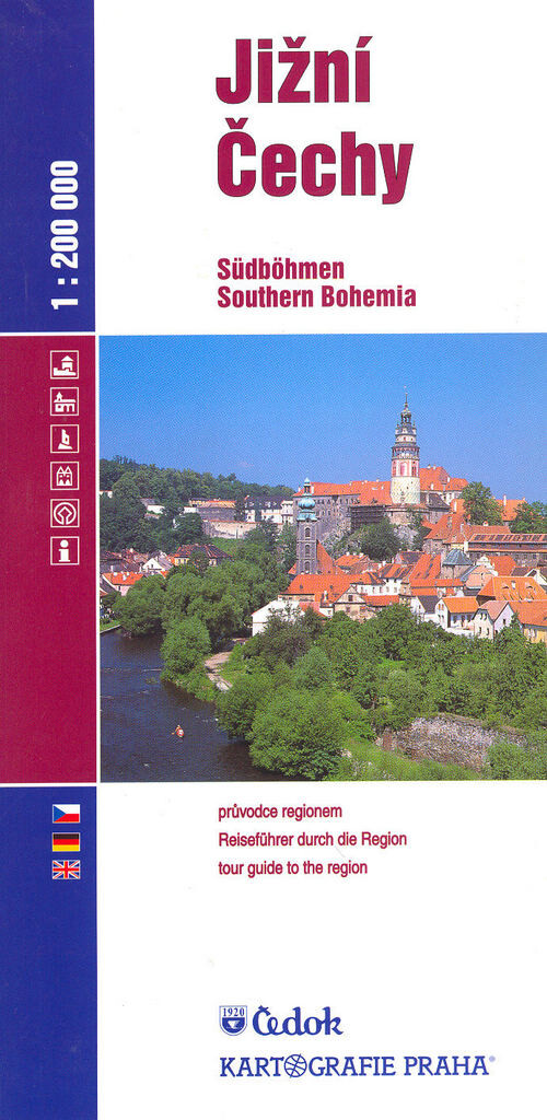 Jižní Čechy Südböhmen = Southern Bohemia : průvodce regionem 1:200^000