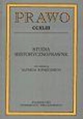 Studia historycznoprawne. [1995]