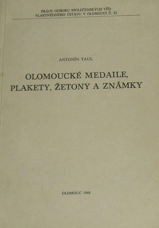 Olomoucké medaile, plakety, žetony a známky