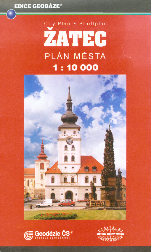 Žatec plán města 1:10^000