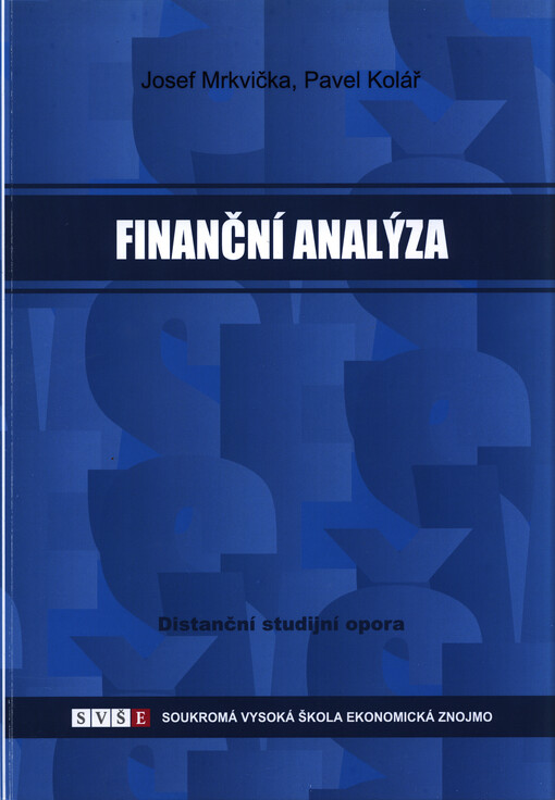 Finanční analýza :distanční studijní opora