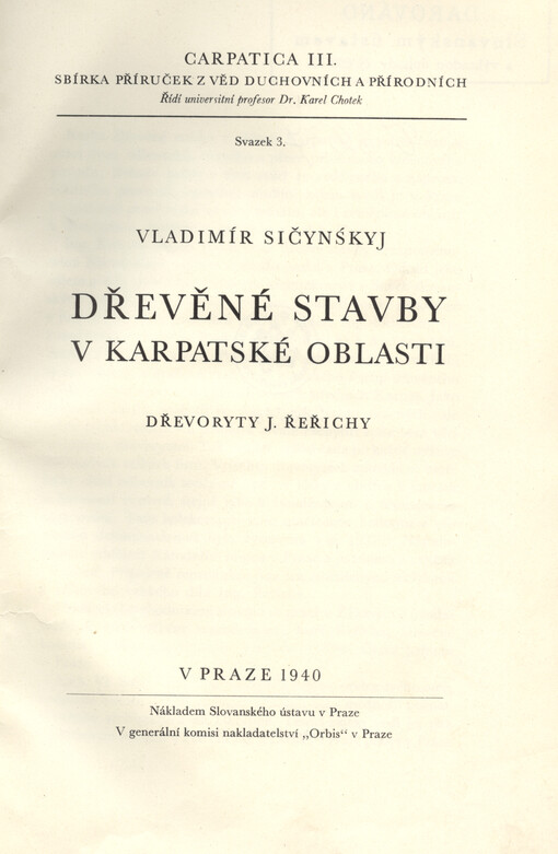 Dřevěné stavby v karpatské oblasti