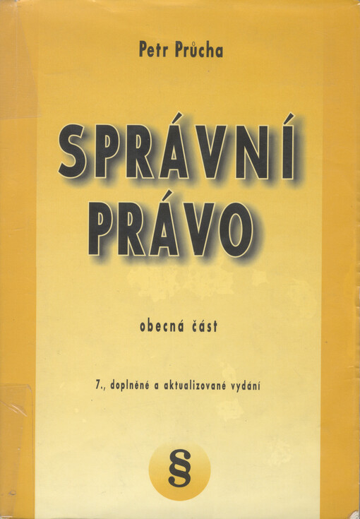 Správní právo: obecná část