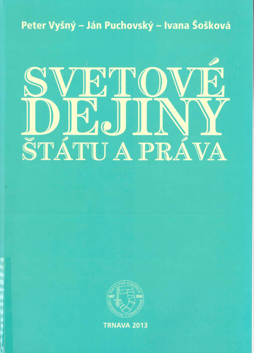 Svetové dejiny štátu a práva