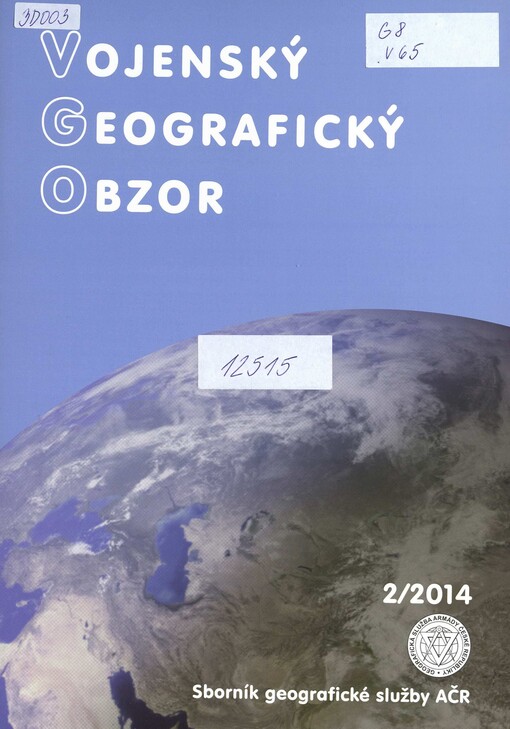 Vojenský geografický obzor : sborník geografické služby AČR