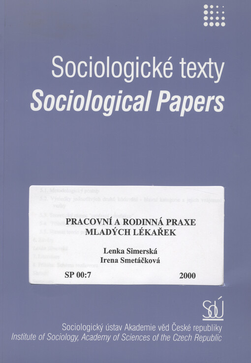 Pracovní a rodinná praxe mladých lékařek