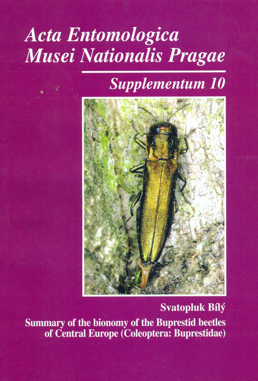 Acta entomologica Musei nationalis Pragae. Supplementum