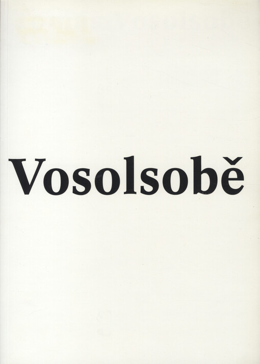 Tomáš Vosolsobě : [Katalog zu den Ausstellungen], Kunst- und Museumsverein zu Ibbenbüren e.V., Oktober 1997, Kunstfreunde Ahrensburg e.V., Juni 1998