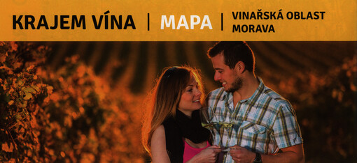 Krajem vína :vinařská oblast Morava : mapa
