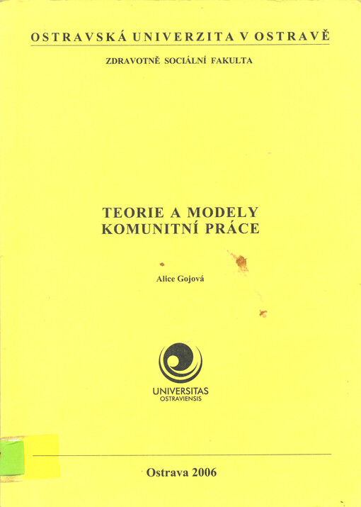Teorie a modely komunitní práce