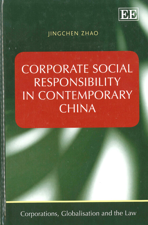 Corporate social responsibility in contemporary China
