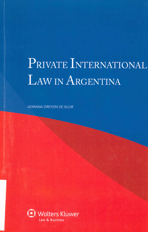 Private international law in Argentina