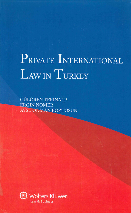 Private international law in Turkey