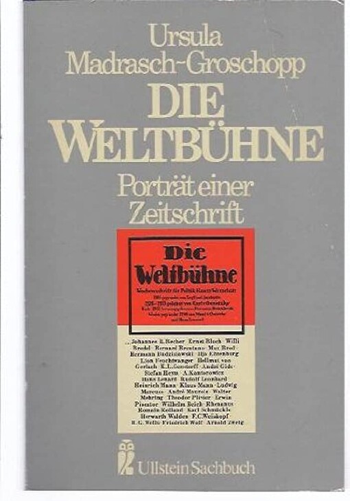 Die Weltbühne :Portrait einer Zeitschrift