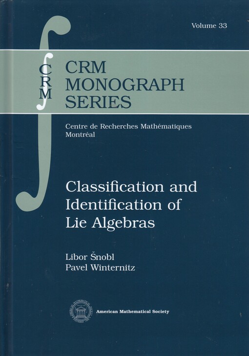 Classification and identification of lie algebras