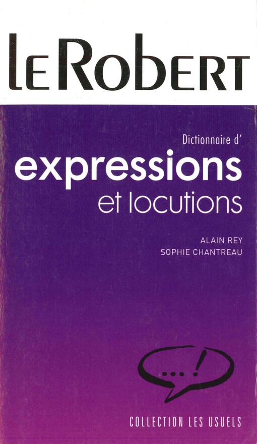 Dictionnaire des expressions et locutions