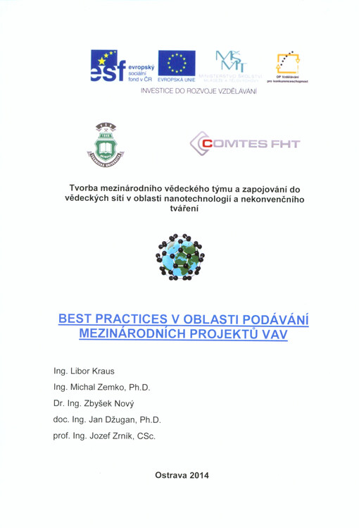 Best practices v oblasti podávání mezinárodních projektů VaV