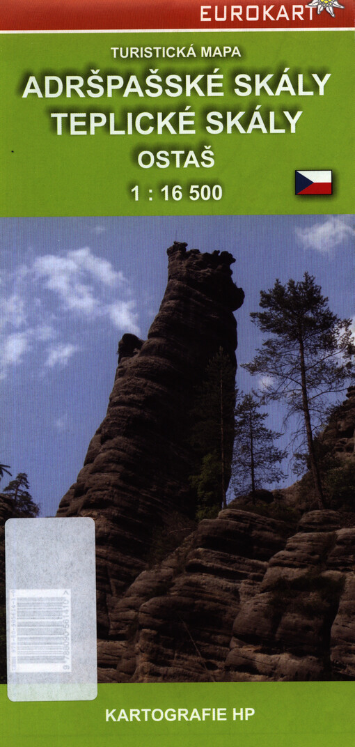 Adršpašské a Teplické skálySkały Adrszpaskie i Teplickie : turistická mapa