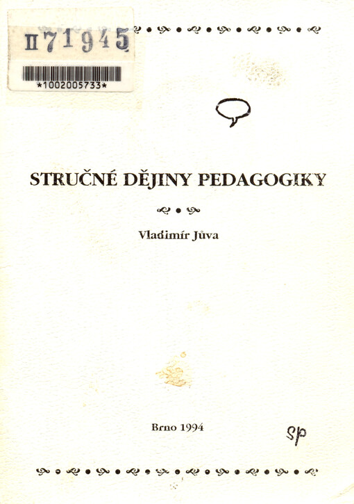 Stručné dějiny pedagogiky
