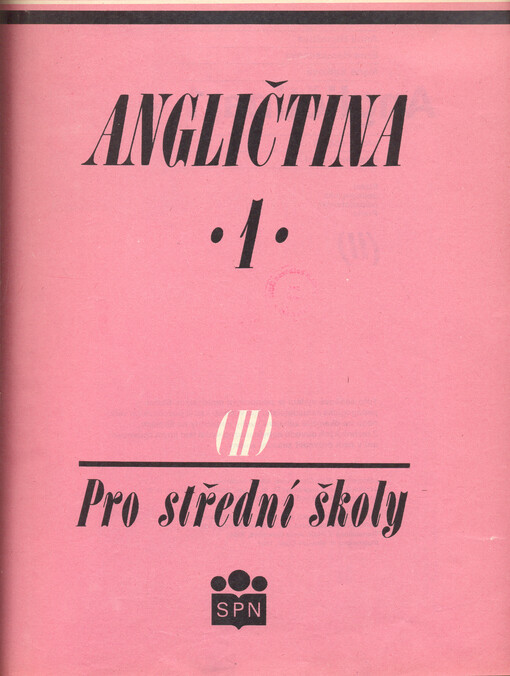 Angličtina 1 :pro střední školy, část 2